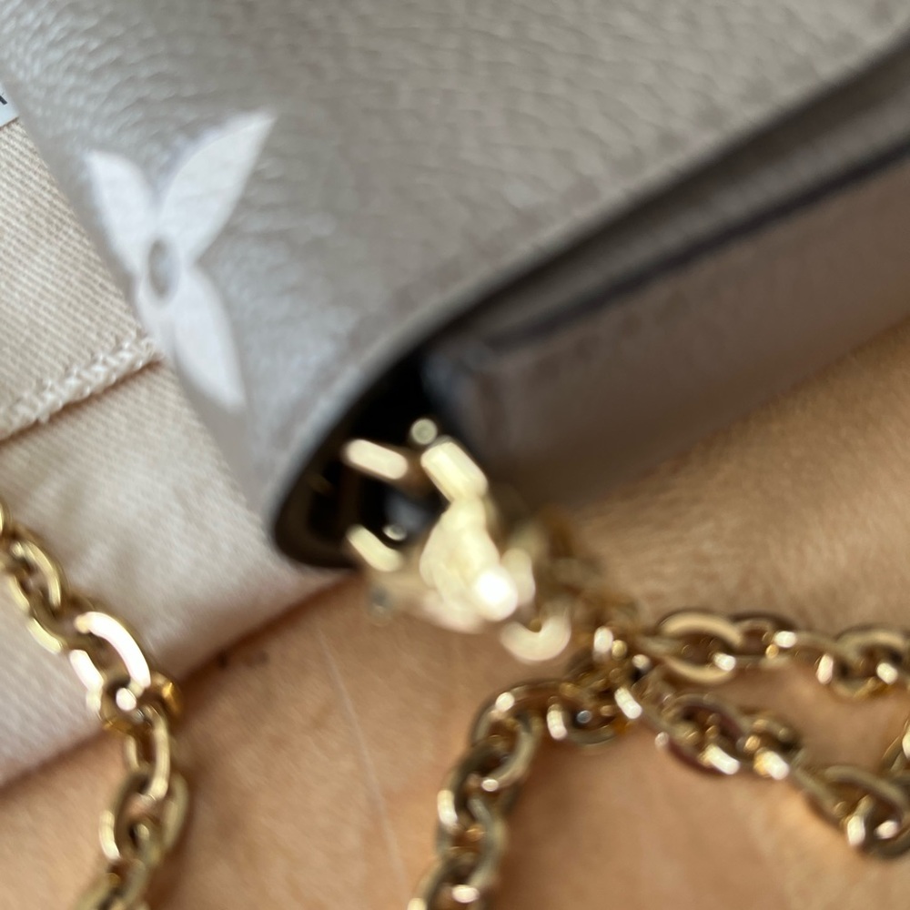 LOUIS VUITTON Pochette Félicie-Dove/Cream! Pristine Condition! Price is Firm! - Picture 12 of 15